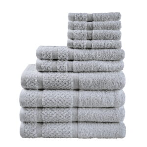 Mainstays 10 Piece Towel Set with Upgraded Softness & Durability