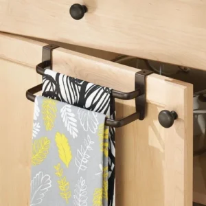 Sturdy Metal Construction Fingertip Towel Rack