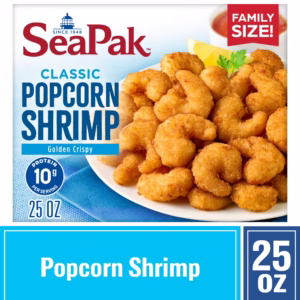 SeaPak Oven Crispy Popcorn Shrimp, Easy to Bake Delicious Seafood