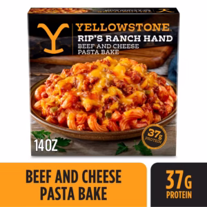 Yellowstone Rip's Ranch Hand Beef and Cheese Pasta Bake Frozen Food Meal