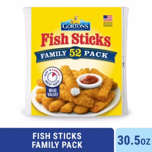 Gorton’s Crunchy Breaded Fish Sticks Cut from Real Fish