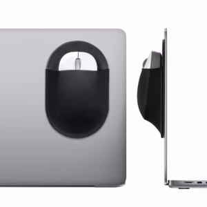 Universal Stick-On Mouse Pouch, Holder for Wireless Mouse