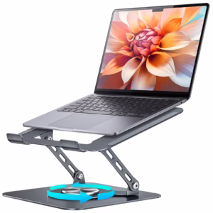 delpattern Laptop Stand with 360° Rotating Base