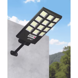BJSUC Solar Lights ,5 Lighting Modes Solar Flood Security Light &Remote