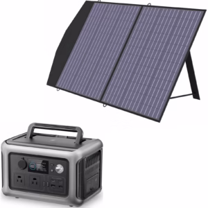 ALLPOWERS 600W Continuous / 1200W Peak Portable Solar Generator with 1 Solar Panel