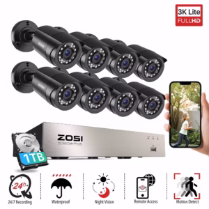 ZOSI H.265+ CCTV Security Cameras System 8CH 5MP Lite CCTV DVR Recorder