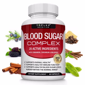 Toplux Blood Sugar Complex with Cinnamon to Support Heart Health